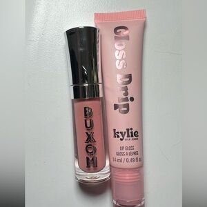 Kylie fall in love gloss and Buxom White Russian sparkle duo